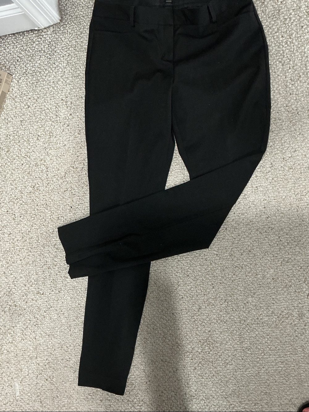 Express Black Skinny Ponte Ankle Pants